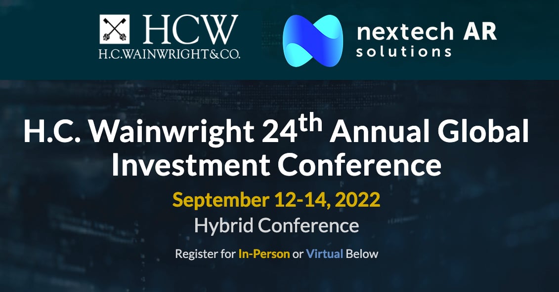 Nextech AR CEO Evan Gappelberg to Present Virtually at the H.C